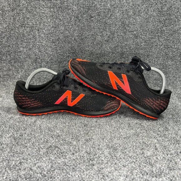 New Balance XC 7 v3 Track Spikes Men's 8 Black Orange Running Cross Country Shoe - Picture 8 of 12